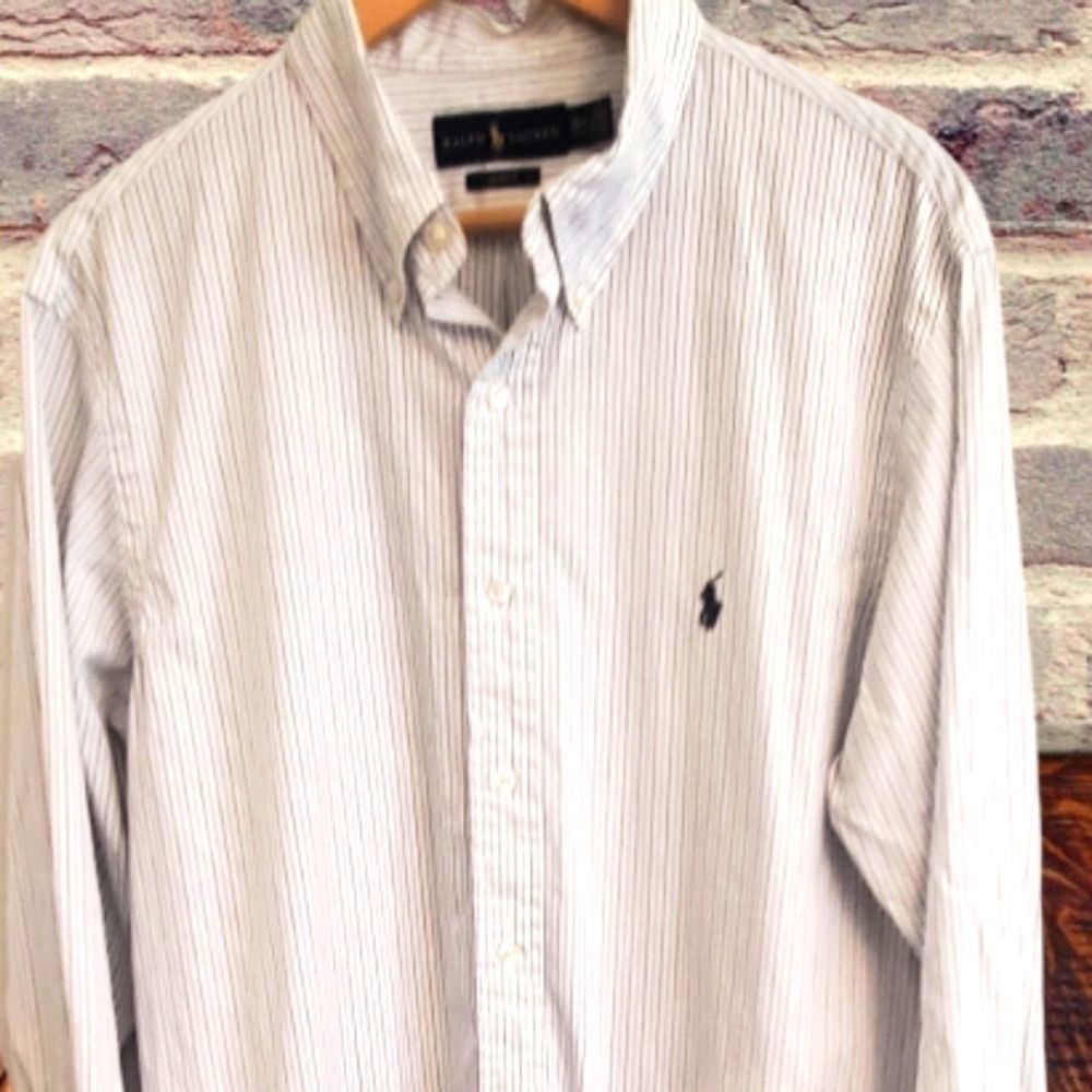"Ralph Lauren" / White Button Down